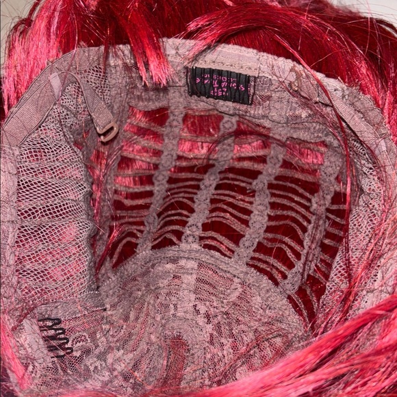 Wine Red/ Burgundy Bob Wig  12" - Picture 4 of 8